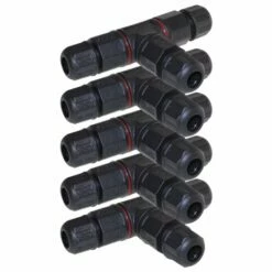 Lot De 5 Connexions étanches En T Pour 3G0.75 à 3G1.5mm²