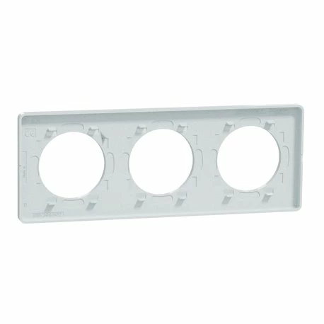 Lot De 5 Plaques De Finition Odace Touch S510806 Blanc Recyclé 3 Postes 10 Lot De 5 Plaques De Finition Odace Touch S510806 Blanc Recyclé 3 Postes – Image 8