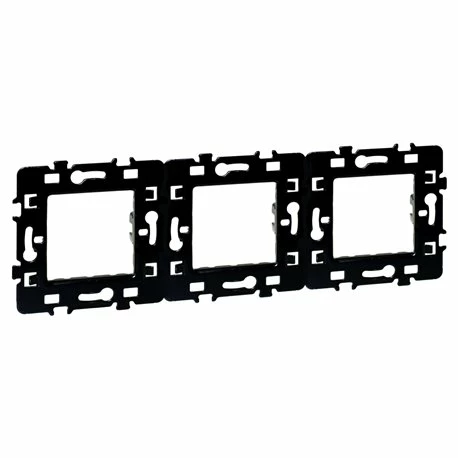 Lot De 5 Plaques De Support Métal 3 Postes 4 Lot De 5 Plaques De Support Métal 3 Postes – Image 2