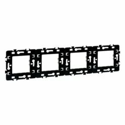Lot De 5 Plaques De Support Métal 4 Postes 5 Lot De 5 Plaques De Support Métal 4 Postes -Schneider Electric Soldes lot de 5 plaques de support metal 4 postes 1