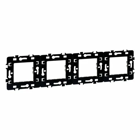 Lot De 5 Plaques De Support Métal 4 Postes 4 Lot De 5 Plaques De Support Métal 4 Postes – Image 2