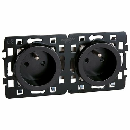 Lot De 5 Prises 16A Double 2P+T Vulcain 4 Lot De 5 Prises 16A Double 2P+T Vulcain – Image 2