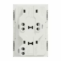 Lot De 5 Prises Doubles Standard US 15A 2P+T Unica NU306030 Aluminium Mécanisme Seul -Schneider Electric Soldes lot de 5 prises doubles standard us 15a 2pt unica nu306030 aluminium mecanisme seul 2