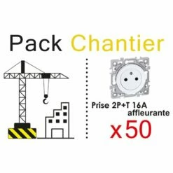 Lot De 50 Prises 2P+T Affleurante Blanc 5 Lot De 50 Prises 2P+T Affleurante Blanc -Schneider Electric Soldes lot de 50 prises 2pt affleurante blanc 1