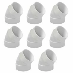 Sachet De 8 Coudés 45° Ø51 Mm Mâle/femelle