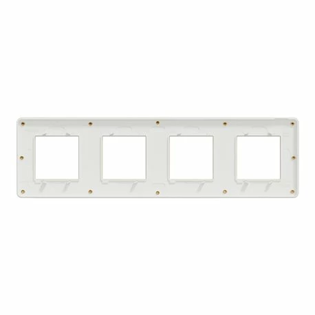 Schneider Electric Lot De 9 Plaques De Finition Unica Studio Métal N NU280857M Cuivre Liseré Blanc 4 Postes 8 Schneider Electric Lot De 9 Plaques De Finition Unica Studio Métal N NU280857M Cuivre Liseré Blanc 4 Postes – Image 6