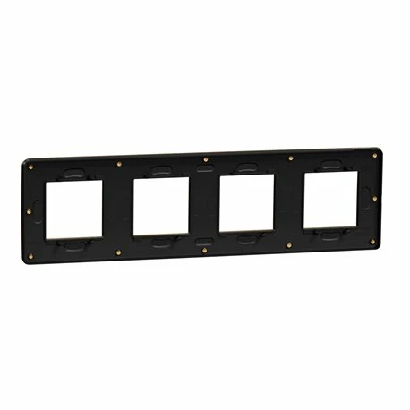 Schneider Electric Lot De 9 Plaques De Finition Unica Studio Métal N NU280858M Cuivre Liseré Anthracite 4 Postes 9 Schneider Electric Lot De 9 Plaques De Finition Unica Studio Métal N NU280858M Cuivre Liseré Anthracite 4 Postes – Image 7