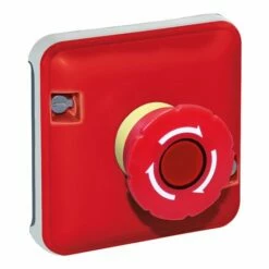 Mécanisme De Commande Arrêt D'urgence Gris