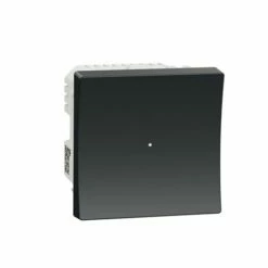 Schneider Electric Minuterie Tempo 5min 8h 10A Connexion 3 Fils Unica NU353554 Anthracite Mécanisme Seul