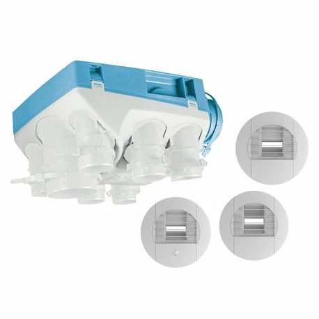 VMC Hygroréglable Ozeo 2 Ecowatt 5,4 W-Th-C Moteur+bouches 3 VMC Hygroréglable Ozeo 2 Ecowatt 5,4 W-Th-C Moteur+bouches