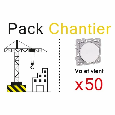 Pack 50 Commandes Va Et Vient Blanc 4 Pack 50 Commandes Va Et Vient Blanc – Image 2