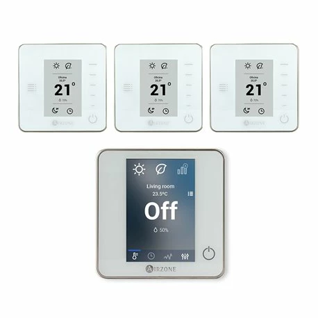Pack Thermostats 1 Blue Zero + 3 Think 3 Pack Thermostats 1 Blue Zero + 3 Think