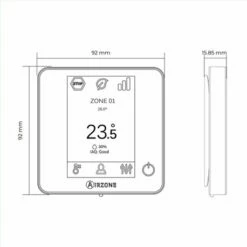 Pack Thermostats 3 Blue Zero + 1 Webserver Cloud Wi-Fi 7 Pack Thermostats 3 Blue Zero + 1 Webserver Cloud Wi-Fi -Schneider Electric Soldes pack thermostats 3 blue zero 1 webserver cloud wi fi 2