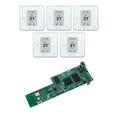Pack Thermostats 5 Think + 1 Webserver Cloud Wi-Fi 3 Pack Thermostats 5 Think + 1 Webserver Cloud Wi-Fi