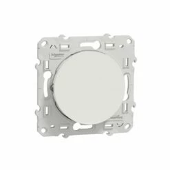 Permutateur 4x2 Bornes Automatiques 10AX Odace S520205 Blanc Brillant