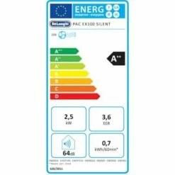 DeLonghi Climatiseur Mobile Monobloc Pinguino PACEX100SILENT 2,5 KWatts Froid Seul 12 DeLonghi Climatiseur Mobile Monobloc Pinguino PACEX100SILENT 2,5 KWatts Froid Seul -Schneider Electric Soldes pinguino pacex100silent 25 kwatts froid seul 2