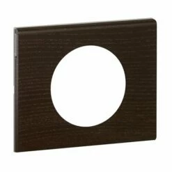 Plaque Celiane Bois 1 Poste Finition Teinte Wengue 069201