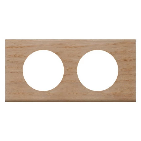 Plaque Celiane Bois 2 Postes Finition Chêne Blanchi 069052 4 Plaque Celiane Bois 2 Postes Finition Chêne Blanchi 069052 – Image 2