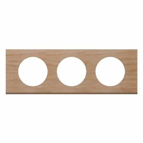 Plaque Celiane Bois 3 Postes Finition Chêne Blanchi 069053 4 Plaque Celiane Bois 3 Postes Finition Chêne Blanchi 069053 – Image 2