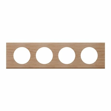 Plaque Celiane Bois 4 Postes Finition Chêne Blanchi 069054 4 Plaque Celiane Bois 4 Postes Finition Chêne Blanchi 069054 – Image 2