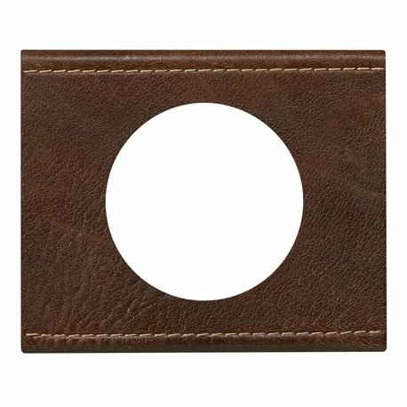 Plaque Celiane Cuir 1 Poste Finition Cuir Brun Texture 069401 4 Plaque Celiane Cuir 1 Poste Finition Cuir Brun Texture 069401 – Image 2