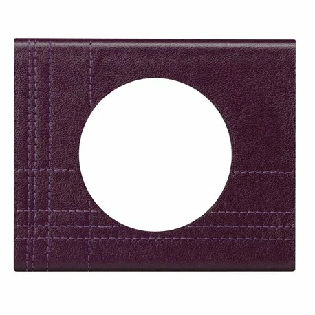 Plaque Celiane Cuir 1 Poste Finition Cuir Pourpre Couture 069441 4 Plaque Celiane Cuir 1 Poste Finition Cuir Pourpre Couture 069441 – Image 2