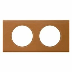 Plaque Celiane Cuir 2 Postes Finition Cuir Caramel 069422 5 Plaque Celiane Cuir 2 Postes Finition Cuir Caramel 069422 -Schneider Electric Soldes plaque celiane cuir 2 postes finition cuir caramel 069422 1