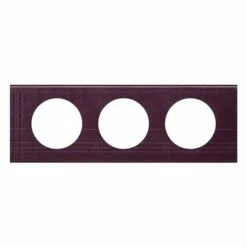 Plaque Celiane Cuir 3 Postes Finition Cuir Pourpre Couture 069443 5 Plaque Celiane Cuir 3 Postes Finition Cuir Pourpre Couture 069443 -Schneider Electric Soldes plaque celiane cuir 3 postes finition cuir pourpre couture 069443 1