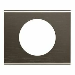 Plaque Celiane Métal 1 Poste Finition Black Nickel 069031 -Schneider Electric Soldes plaque celiane metal 1 poste finition black nickel 069031 1