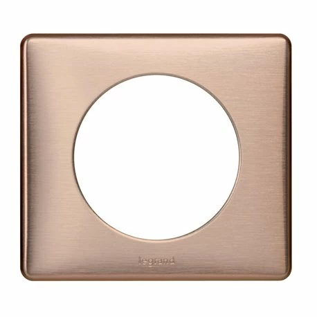 Plaque Celiane Métal 1 Poste Finition Copper 068991 4 Plaque Celiane Métal 1 Poste Finition Copper 068991 – Image 2