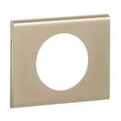 Plaque Celiane Métal 1 Poste Finition Nickel Velours 069111