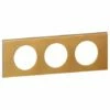 Plaque Celiane Métal 3 Postes Finition Bronze Doré 069133 -Schneider Electric Soldes plaque celiane metal 3 postes finition bronze dore 069133