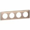 Plaque Celiane Métal 4 Postes Finition Copper 068994 1 Plaque Celiane Métal 4 Postes Finition Copper 068994 -Schneider Electric Soldes plaque celiane metal 4 postes finition copper 068994