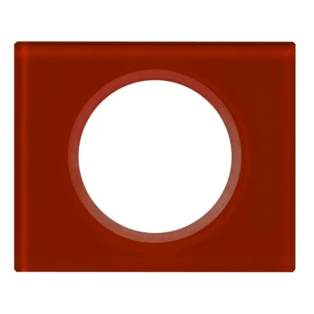 Plaque Celiane Plastique 1 Poste Finition Verre Carmin 069471 4 Plaque Celiane Plastique 1 Poste Finition Verre Carmin 069471 – Image 2