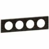 Plaque Celiane Plastique 4 Postes Finition Corian Gouge 069024 -Schneider Electric Soldes plaque celiane plastique 4 postes finition corian gouge 069024