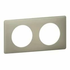 Plaque Celiane Poudré 2 Postes Finition Argile 066712