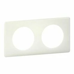 Plaque Celiane Poudré 2 Postes Finition Craie 066702