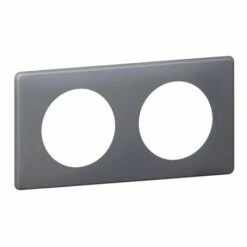 Plaque Celiane Poudré 2 Postes Finition Schiste 066732