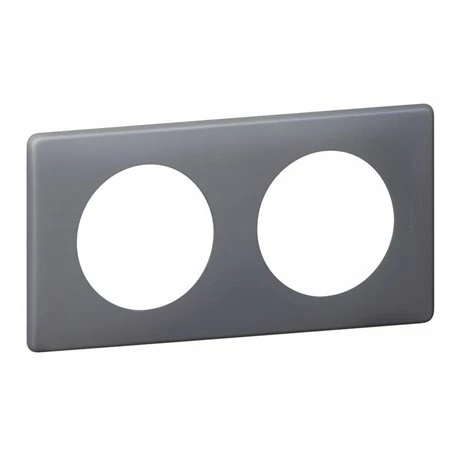 Plaque Celiane Poudré 2 Postes Finition Schiste 066732 3 Plaque Celiane Poudré 2 Postes Finition Schiste 066732