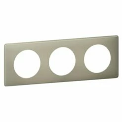 Plaque Celiane Poudré 3 Postes Finition Argile 066713