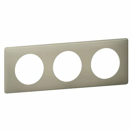 Plaque Celiane Poudré 3 Postes Finition Argile 066713 3 Plaque Celiane Poudré 3 Postes Finition Argile 066713