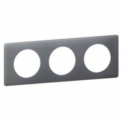 Plaque Celiane Poudré 3 Postes Finition Schiste 066733