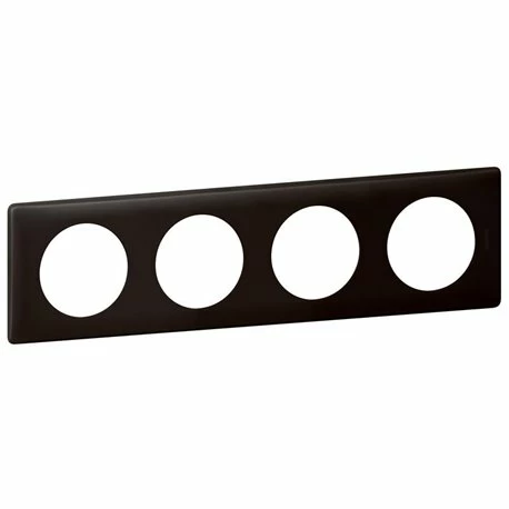 Plaque Celiane Poudré 4 Postes Finition Basalte 066744 3 Plaque Celiane Poudré 4 Postes Finition Basalte 066744