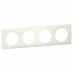 Plaque Celiane Poudré 4 Postes Finition Craie 066704