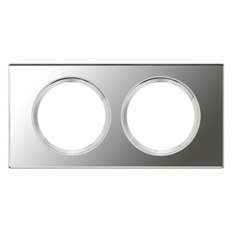 Plaque Celiane Verre 2 Postes Finition Verre Miroir 069122 4 Plaque Celiane Verre 2 Postes Finition Verre Miroir 069122 – Image 2