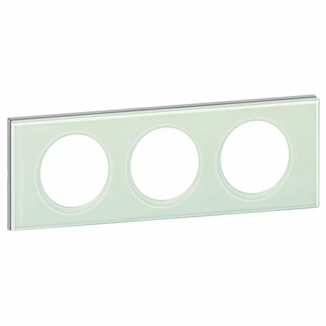 Plaque Celiane Verre 3 Postes Finition Verre Kaolin 069313 3 Plaque Celiane Verre 3 Postes Finition Verre Kaolin 069313
