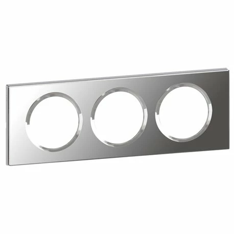 Plaque Celiane Verre 3 Postes Finition Verre Miroir 069123 3 Plaque Celiane Verre 3 Postes Finition Verre Miroir 069123