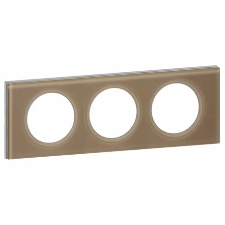 Plaque Celiane Verre 3 Postes Finition Verre Moka 069463 3 Plaque Celiane Verre 3 Postes Finition Verre Moka 069463