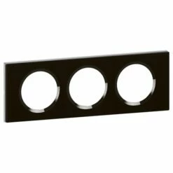 Plaque Celiane Verre 3 Postes Finition Verre Piano 069303