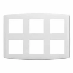 Plaque De Finition Blanc 2x3 Postes